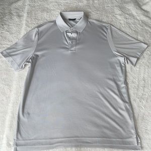 Saks Fifth Avenue polo shirt. Size- XL. Color-Gray.